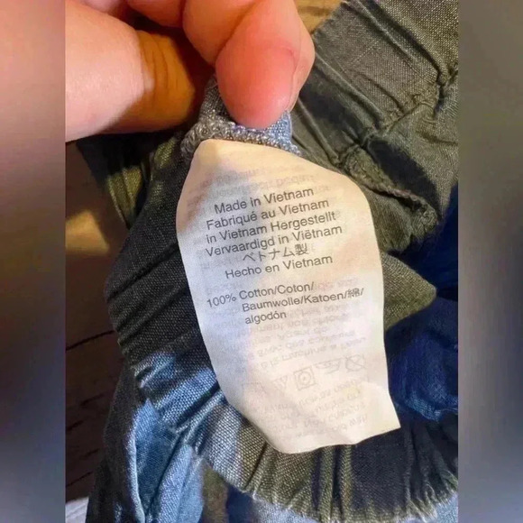 Madewell Shorts Womens Small Blue Pull On Elastic Cotton Shorts - Picture 7 of 7